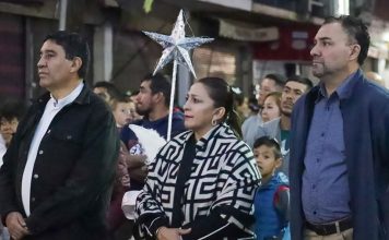Alma Mireya González da inicio a las posadas en Quiroga