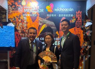 Michoacán presente en China para tianguis turístico